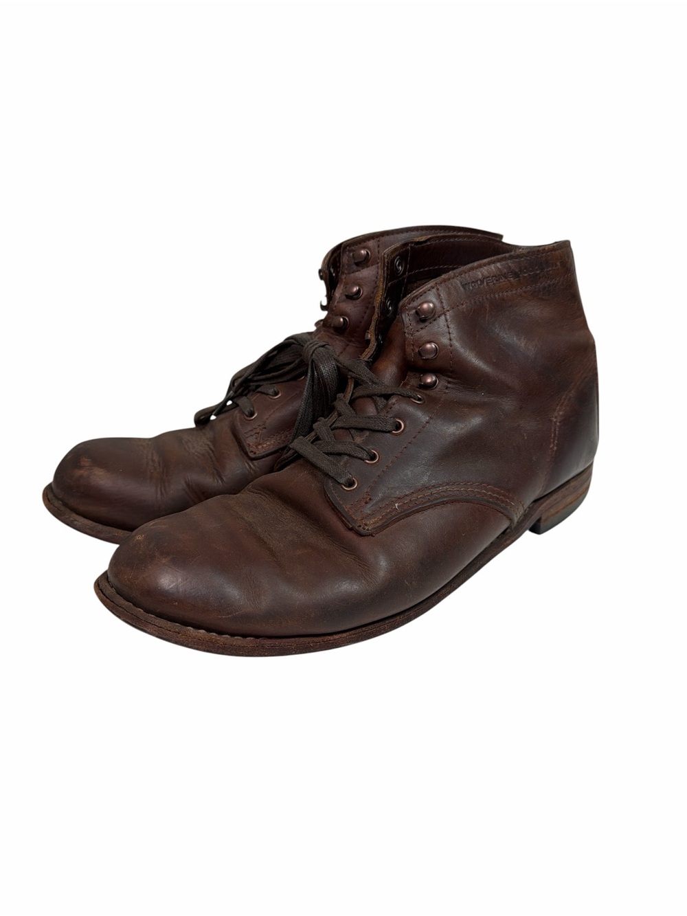 Wolverine 1000 Mile Brown Leather Lace Up Ankle Boots Rustic Heritage
